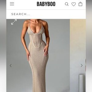 Baby boo Xanthe Dress in Beige